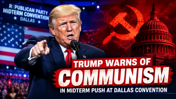 Donald Trump warns of communism at Dallas Republican Midterm Convention